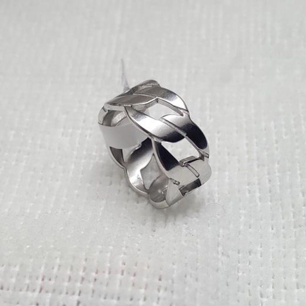 Silver Linker Chain Ring